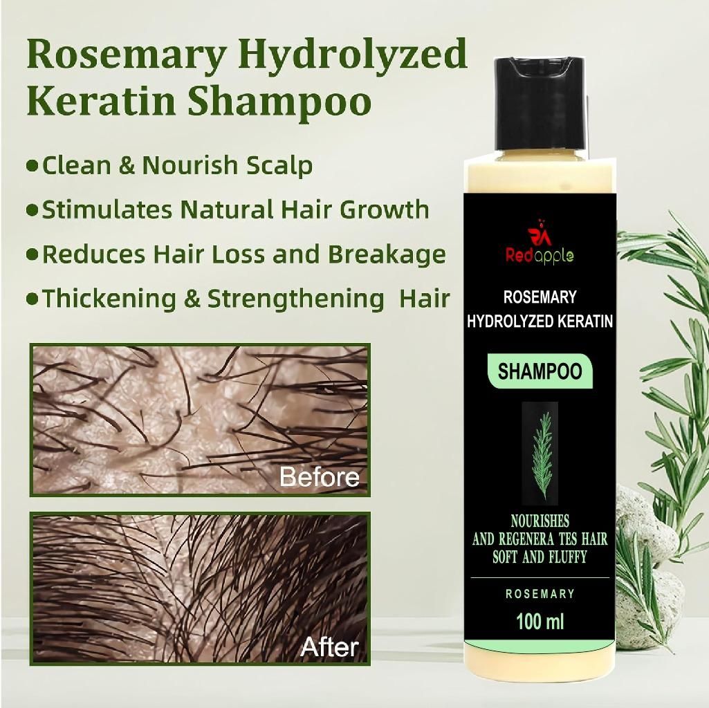 Rosemary Hydrolyzed Keratin Shampoo (BUY 1 GET 1 FREE)