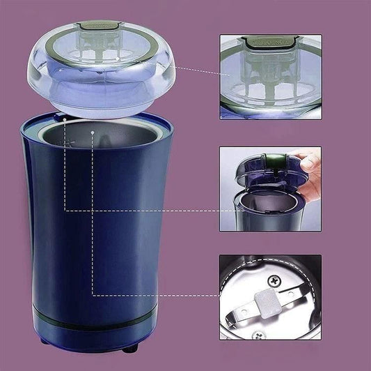Portable Electric Spice & Coffee Bean Grinder