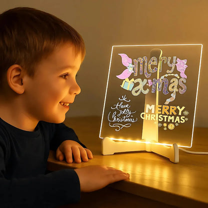 3D LED Light Glass Acrylic Writing pad