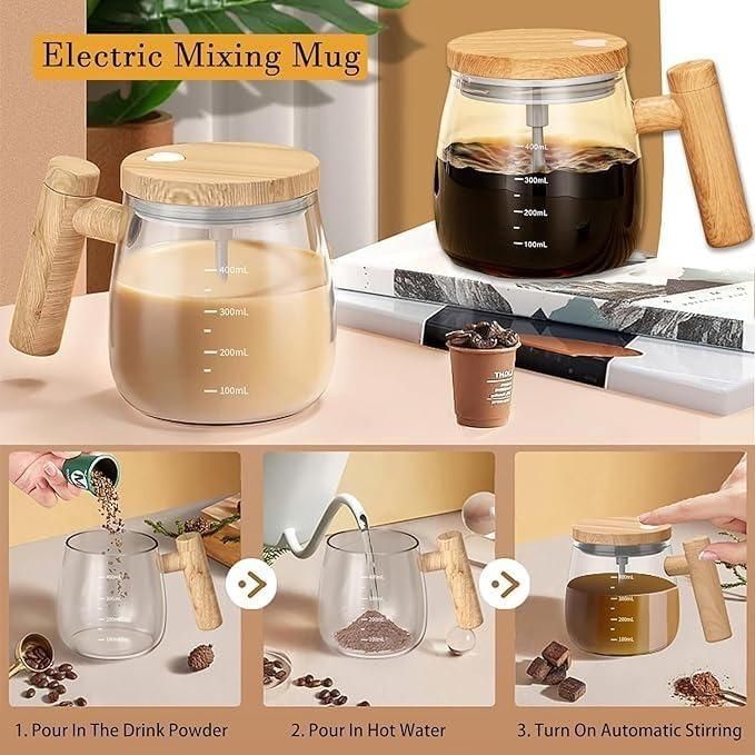 Self Stirring Coffee Mug (USB chargeable)