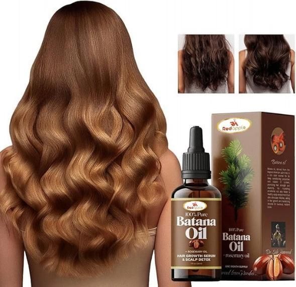 Batana + Rosemary Hair Growth Oil & Serum Combo | Controls Hair Fall, Boosts Growth & Adds Shine | Buy 1 Get 1 Free