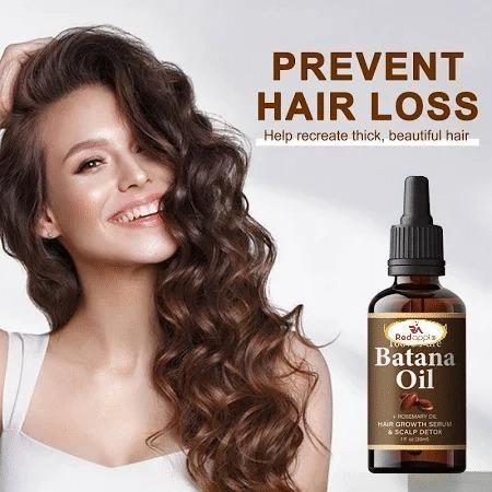 Batana + Rosemary Hair Growth Oil & Serum Combo | Controls Hair Fall, Boosts Growth & Adds Shine | Buy 1 Get 1 Free