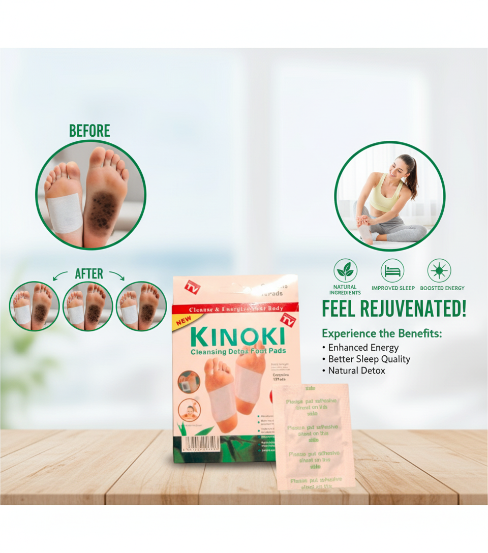 Kinoki Detox Foot Pads – Natural Body Cleanser